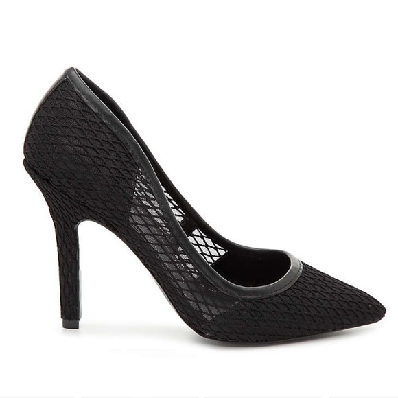 BLACK NETTED PUMPS - Picture 3 of 8